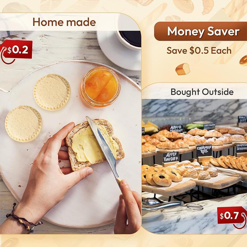 Stainless Steel Sandwich Cutter, 1 Count Baking Cutter and Sealer, Food-grade Sandwich Maker, Cookie Cutters, Baking Utensils, Baking Tools