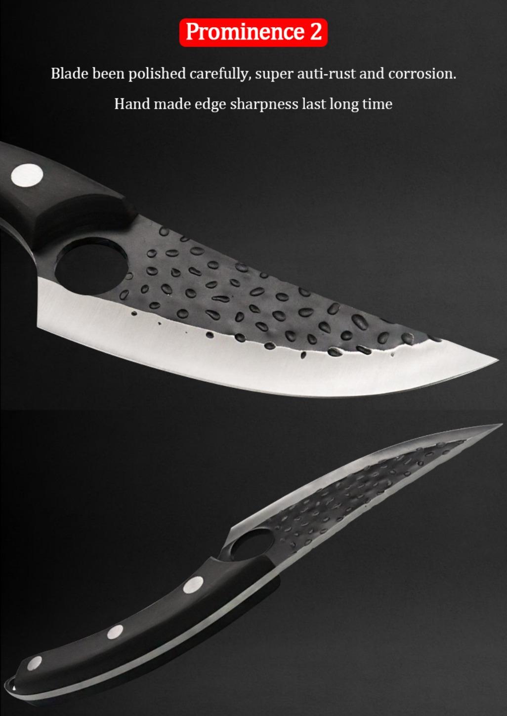 1/2/3PCS Stainless Steel Professional Chef Knife Multipurpose Kitchen Knives Set Boning Beef Camping EDC Unique Kitchen