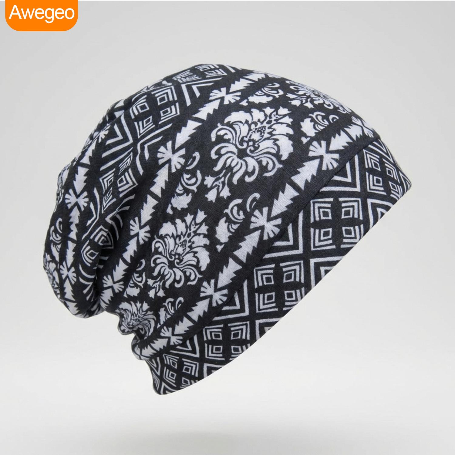 Double-layer pullover hat Amazon hot-selling ethnic style neutral head hat stacking hat