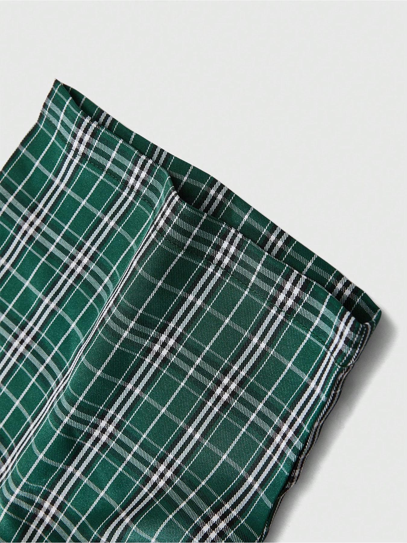 Men's Regular Fit Letter & Striped Print Short Sleeve Shirt, Casual Party Shirt, Casual Retro Button Top for All Seasons, Men's Clothes for Daily Wear