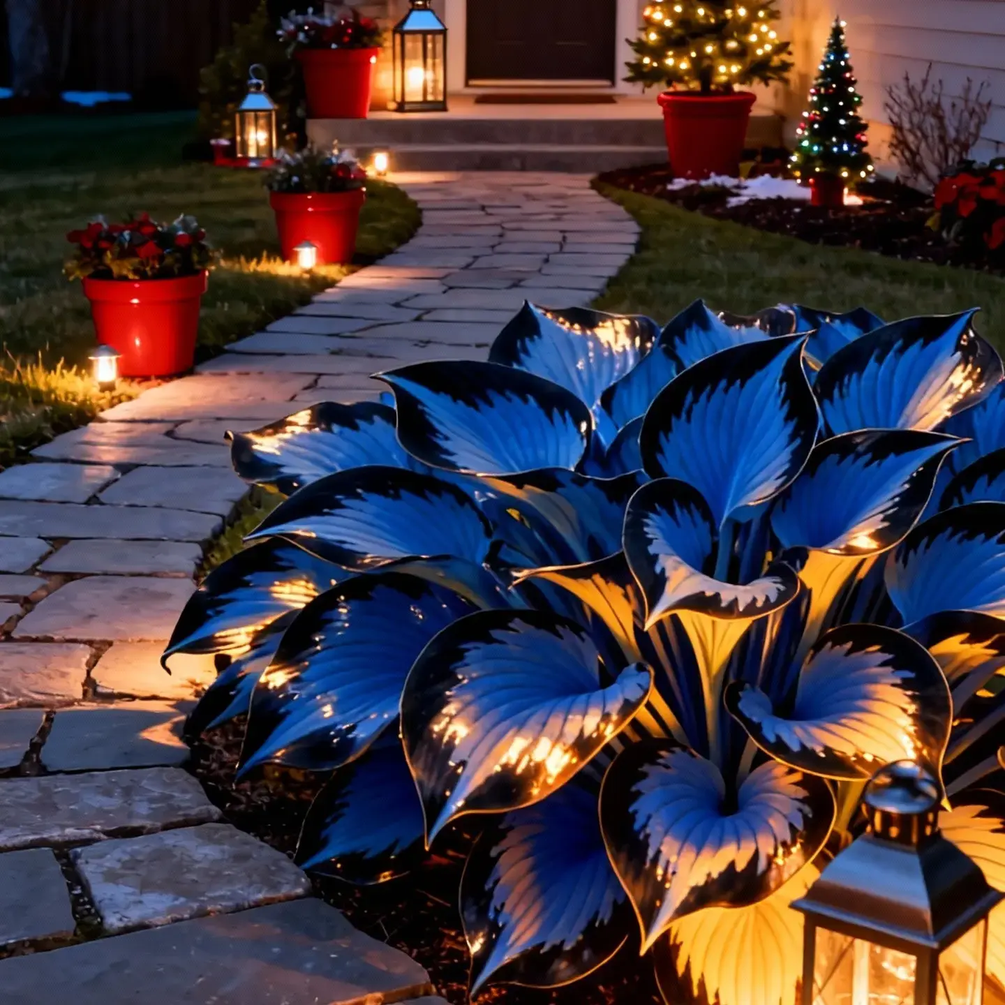 Hosta Seeds 800pcs Non-GMO Perennial Shade Plant for Garden Care All Seasons Beginner-Friendly Easy Care