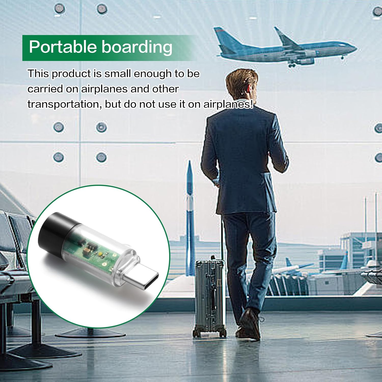 Electric Lighter USB C ( Not for Lightning ports & Samsung smartphones )  Windproof Waterproof Lighter for Phone, Plug in Phone No Need Charging, ONLY for Smart Phone with USB-C Port