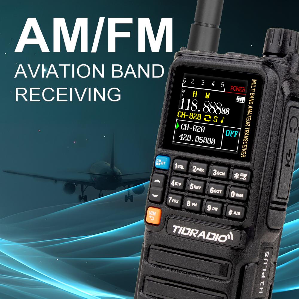 New TIDRADIO H3 Plus Beta Version Global Walkie Talkie Repeater Bluetooth Answerphone Air Band Long Range Radio