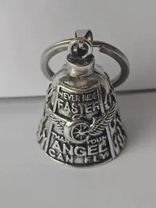 New Wing Wheel Bell, Motorcycle Decoration, Lucky Bell for Bikers, Urban Style, Durable and Fashionable Design, Perfect Gift for Motorcyclists