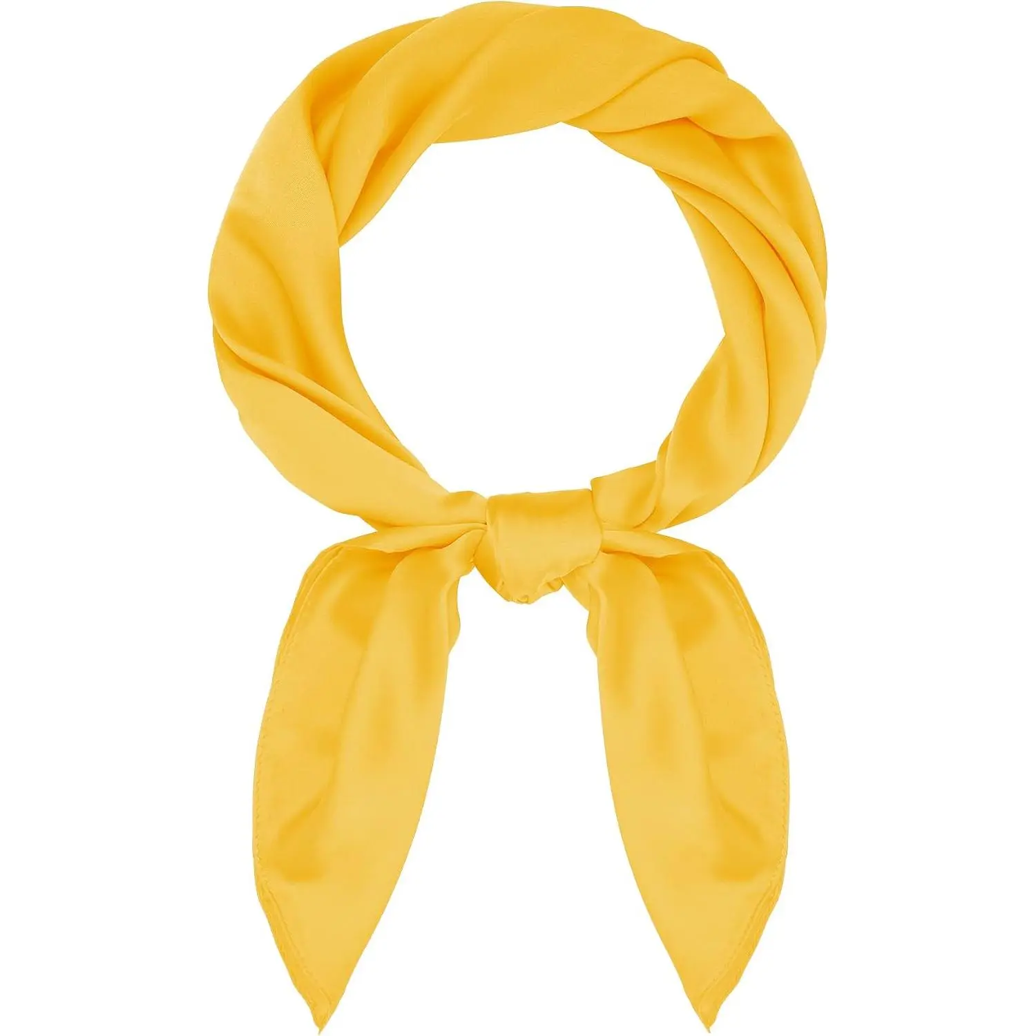 Satin Scarf Square Scarf  Hair Scarf Handkerchief Bandanas for Women Men Girls Boys Costume Accessory 27.5 inch