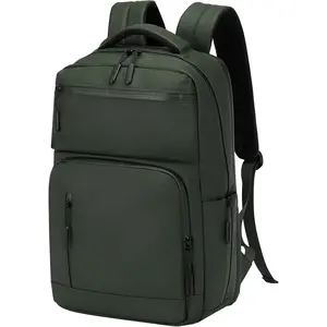 Universal waterproof laptop backpack, anti-theft daily backpack that meets aviation standards, equipped with a 15.6inch laptop sleeve