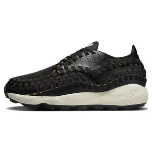 Nike Footscape Woven Women's Black Low-Top Casual Comfort Shoes Verifiable, with credentials and supporting global authentication