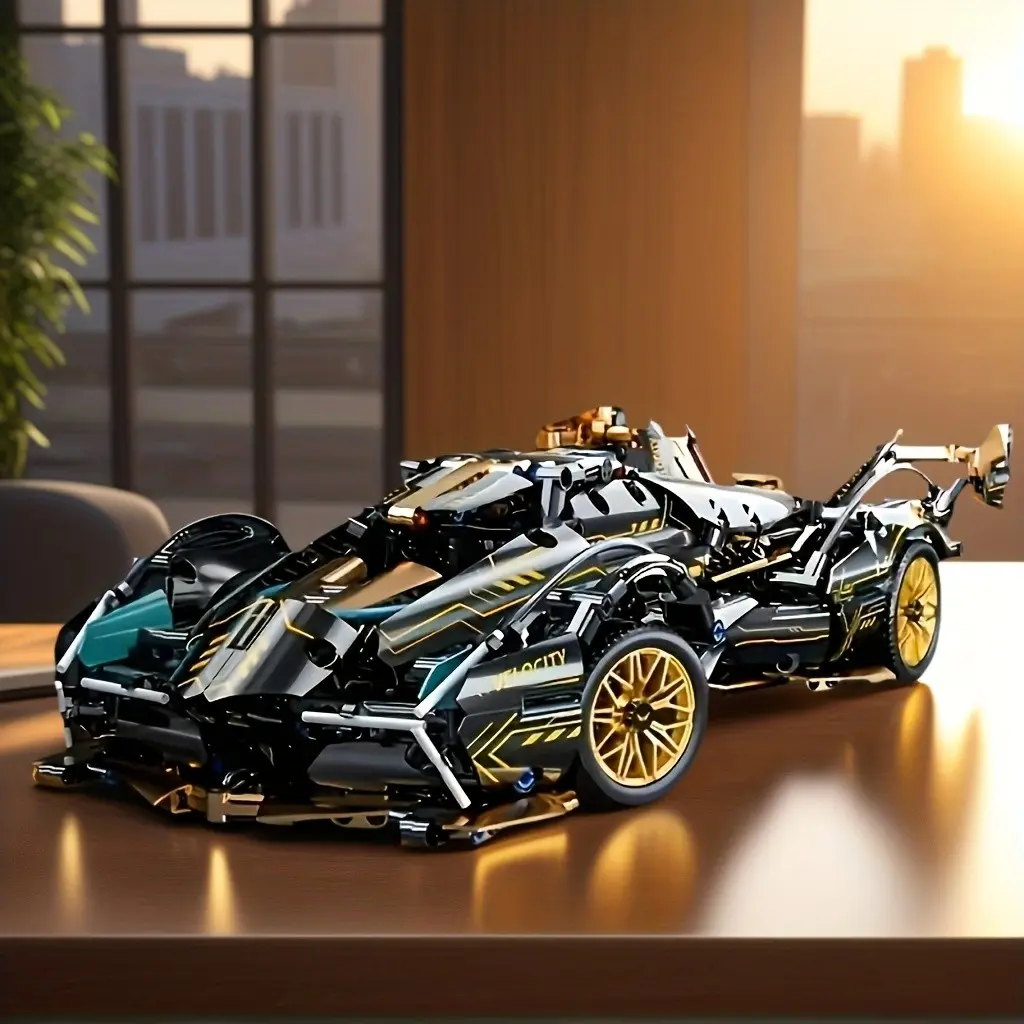 2026 Hot Cool Sports Car Model, Desktop Decor, Durable Abs Plastic, 3D Puzzle, Static Version, No Battery, No Color Box