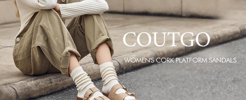 Fashare Women's Cork Platform Sandals Slip on Mules and Clogs Double Buckle Straps Summer Shoes Fashare Women's Cork Platform Sandals Slip on Mules and Clogs Double Buckle Straps Summer Shoes