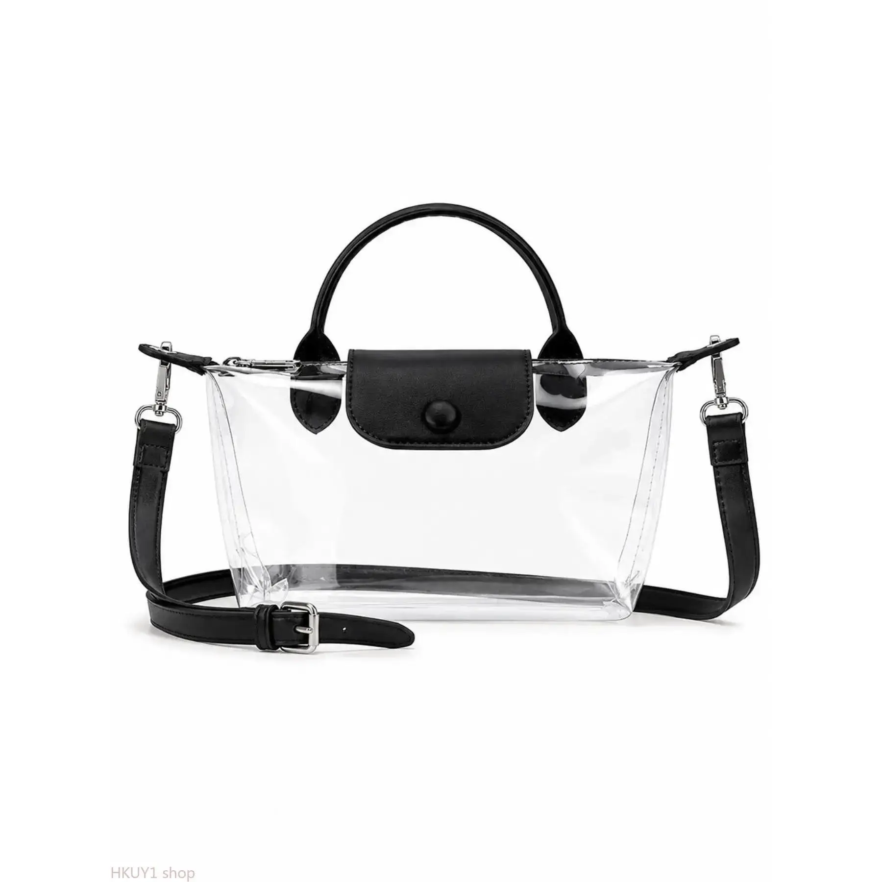 PVC Transparent Handbag, Concert Crossbody Bag, Clear Crossbody Bag, High-End Shoulder Bag, Portable Fashion Handbag, Stylish and Convenient