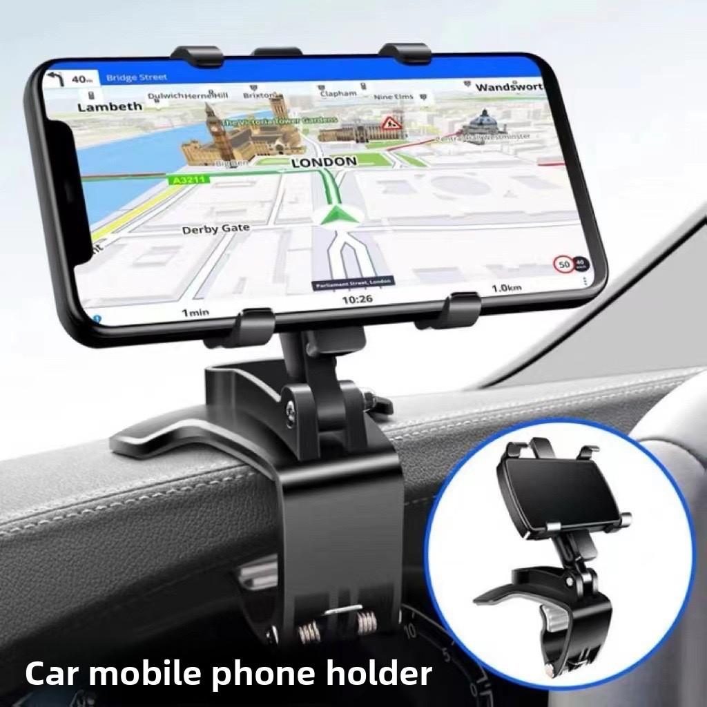 3 in 1 Car Phone Holder Dashboard Rearview Mirror Mount for Vehicle Navigation & Driving Accessories lurvia case