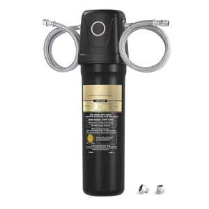 USF01-BK Under Sink Water Filter System, 12K Gal, NSF/ANSI/CAN 372 Certified, Reduces PFOA, PFOS, Chlorine, Lead, Mercury, Chloramine, Fluoride, Microplastics Particles, Bad Taste & Odor