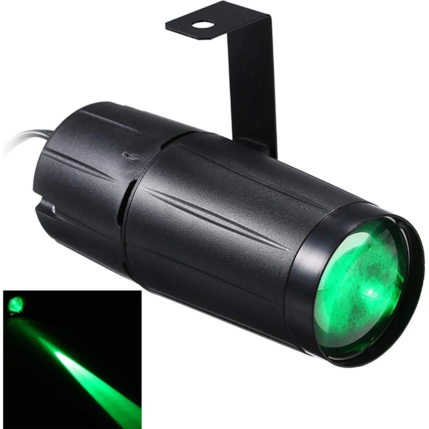 Pinspot Light 10W LED Spot Stage Lights Mini Beam Track Lighting Fixture for Family Party  Decoration Bar Club Pub DJ Show Concert Wedding - Green