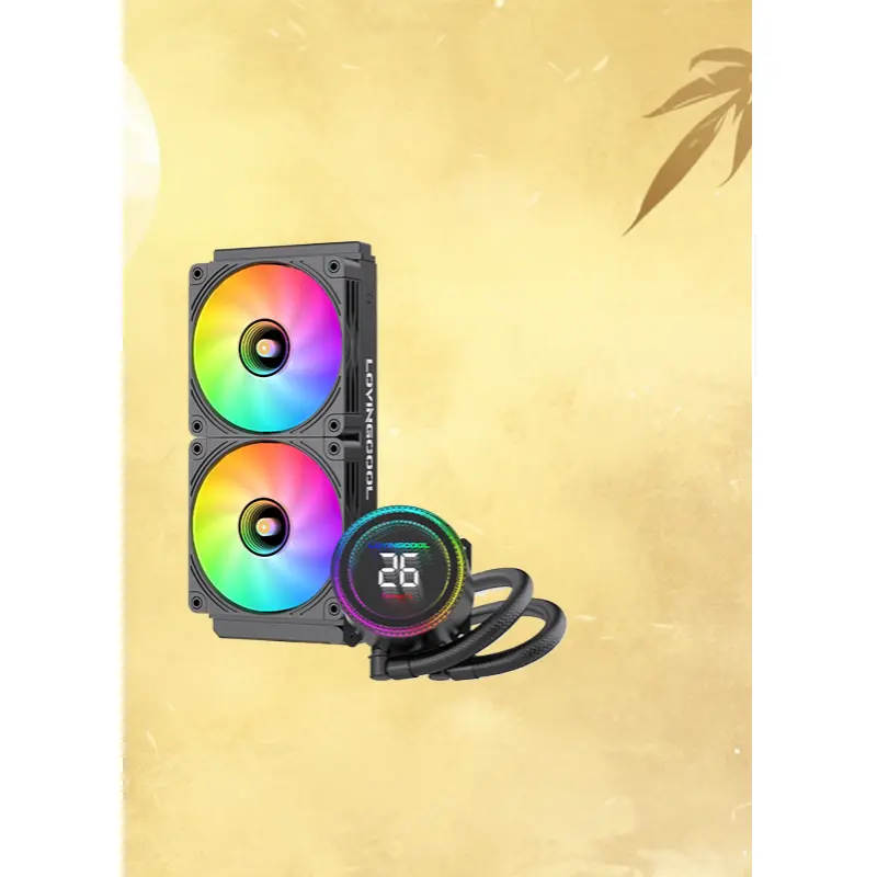 High Performance ARGB All In One CPU Liquid Cooler Ultra Quiet Integrated Water Cooling Radiator For Desktop Computer Chassis