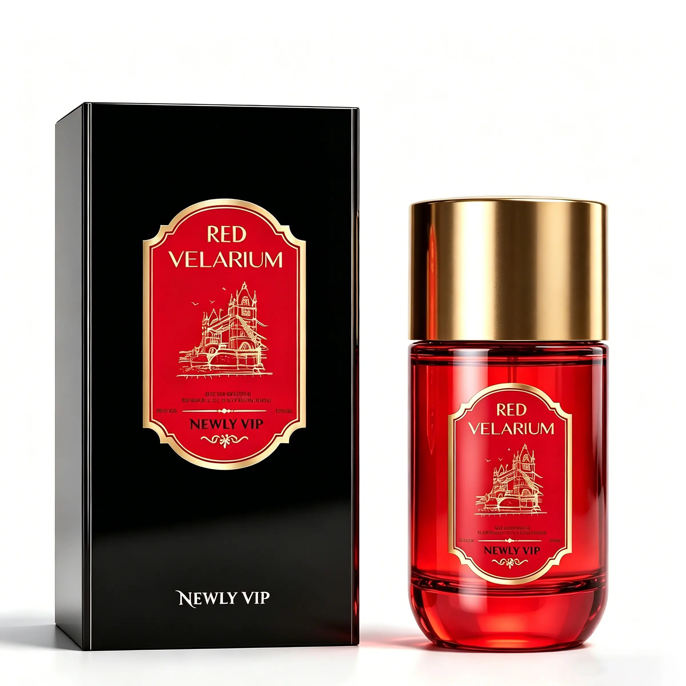 Saffron Jasmine Perfume for Women, Powdery Woody Floral Eau de Parfum 100ml – RED VELARIUM, Long-Lasting Fragrance, Gift for Her