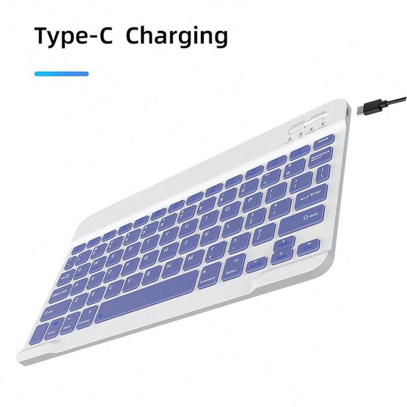 Tablet Case & Keyboard & Mouse Set, Detachable Wireless Keyboard Cover, Tablet Keyboard Protector, Tablet Accessories for iPad