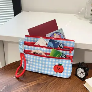 1PC Portable Passport and Document Storage Bag, Travel Ticket, Overseas ID Card Bag, Portable and Multifunctional