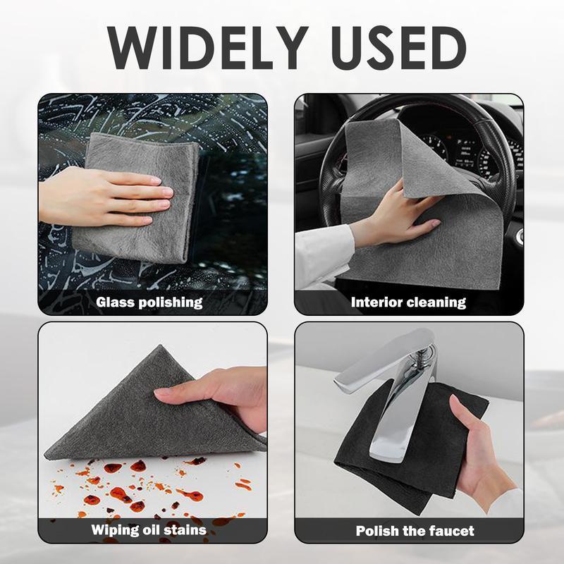 10 Counts Thickened Magic Cleaning Cloth, Reusable Microfiber Magical Cleaning Rags, Wiping things cleaner, Microfiber Cleaning Cloth for Window, Mirror and Cars 20*25CM