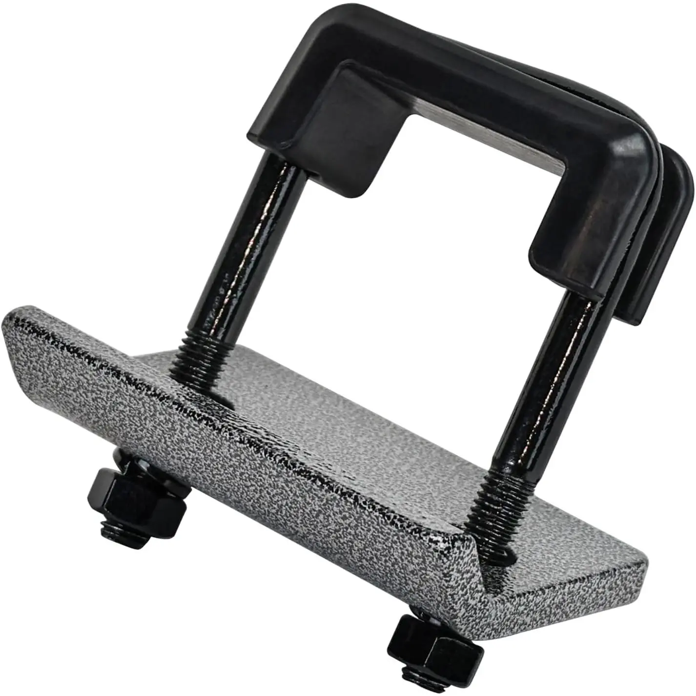 Hitch Tightener Anti Rattle Stabilizer Clamp for 1.25 to 2 inch Hitches, Triple Rust Protection, Reduces Movement & Noise, Heavy Duty Black Textured Powder Coat