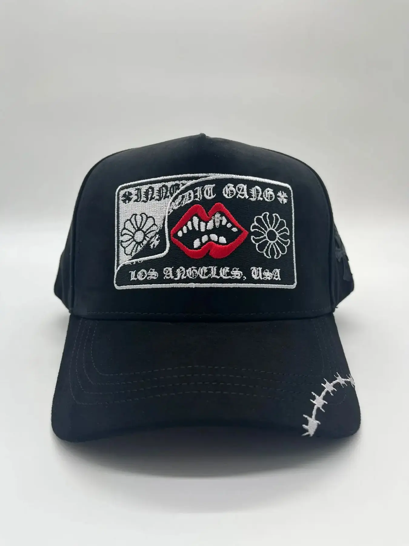 2026 New Hip-Hop Style Adjustable Black Curved Cap