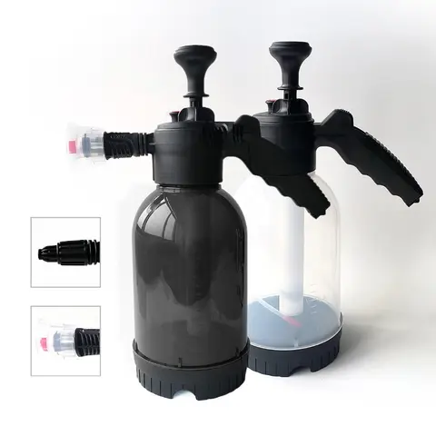 1pc 2L Professional Handheld Car Wash Sprayer, Multi-Functional Spray Bottle for Household, Car Detailing, Home Patio, Garden and Outdoor Cleaning, Portable, Adjustable Nozzle, and Rugged Design, Foam Sprayer