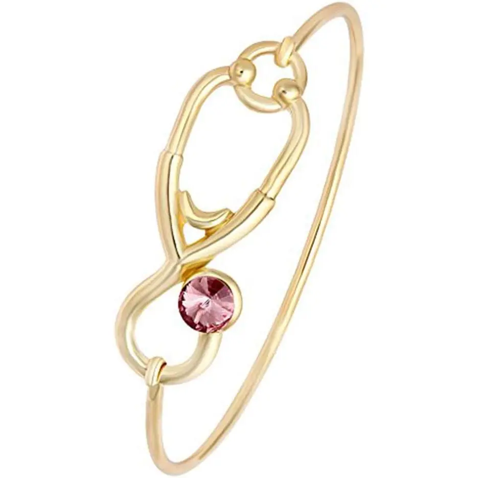 Caduceus  Nurse  Bangle Bracelets for RN Graduation