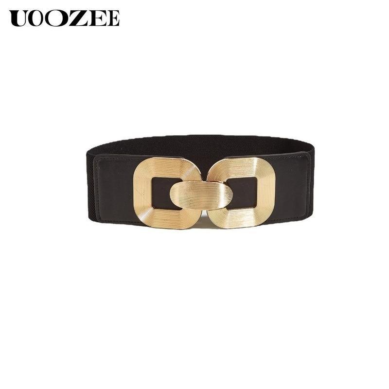 UOOZEE-LIVE Women's Fashionable European and American style belt for women to decorate coats and dresses, belts to tighten waist, elastic waistband for suits