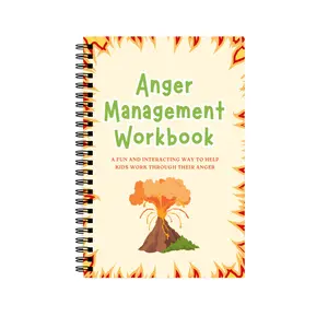 Cross-Border Available Coil Binding Anger Management Notebook, Anger Management Workbook for Kids, Ready Stock
