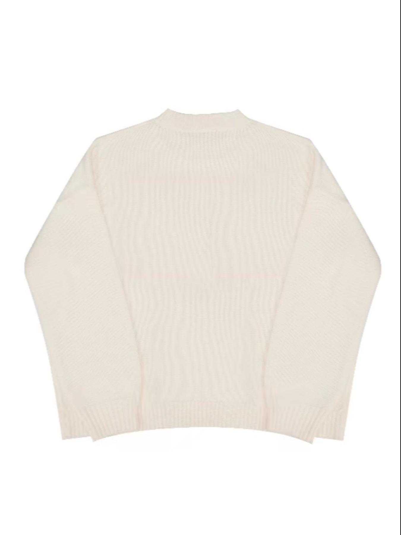 Women's Striped Print Drop Shoulder Oversized Crewneck Sweater, Street Casual Long Sleeve Round Neck Jumper for Spring & Fall, Women's Knitwear for Everyday Wear, Womenswear