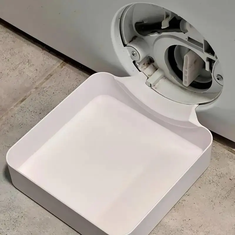 Washing Machine Drain Tray, Multi-Functional Drain Accessory, Plastic Material, Prevents Overflow, Ideal Gift for Holidays