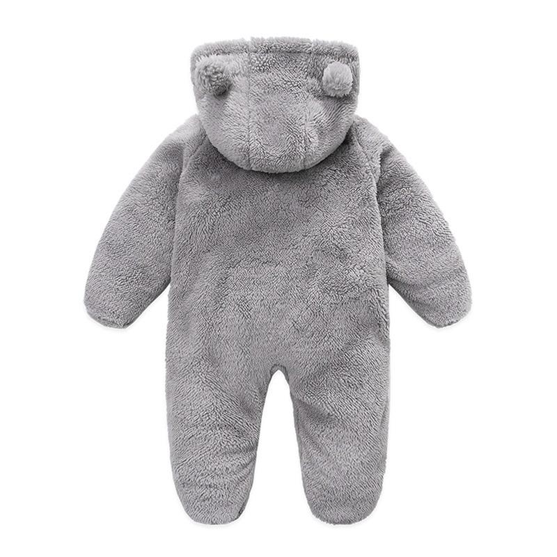 Newborn Baby Boys Girls Bear Ear Fleece Jumpsuits Outfit Long Sleeve Hooded Romper Winter Warm Snowsuit Clothes Newborn Baby Boys Girls Bear Ear Fleece Jumpsuits Outfit Long Sleeve Hooded Romper Winter Warm Snowsuit Clothes