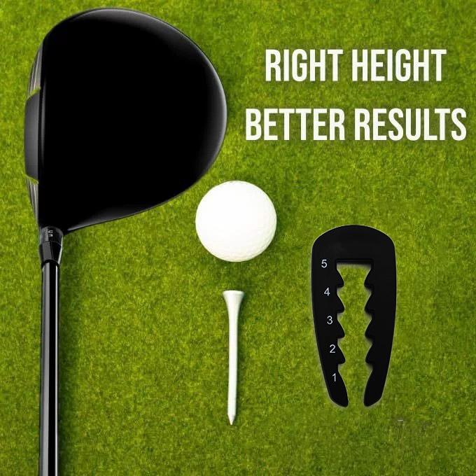 Professional Golf Tee Height Adjuster - Tournament-Grade Tool with Precision Ball Pin Locator. Achieve Perfect Tee Height for Drivers & Woods | Essential Training Aid for All Players   golf golf gifts for him golf accessories