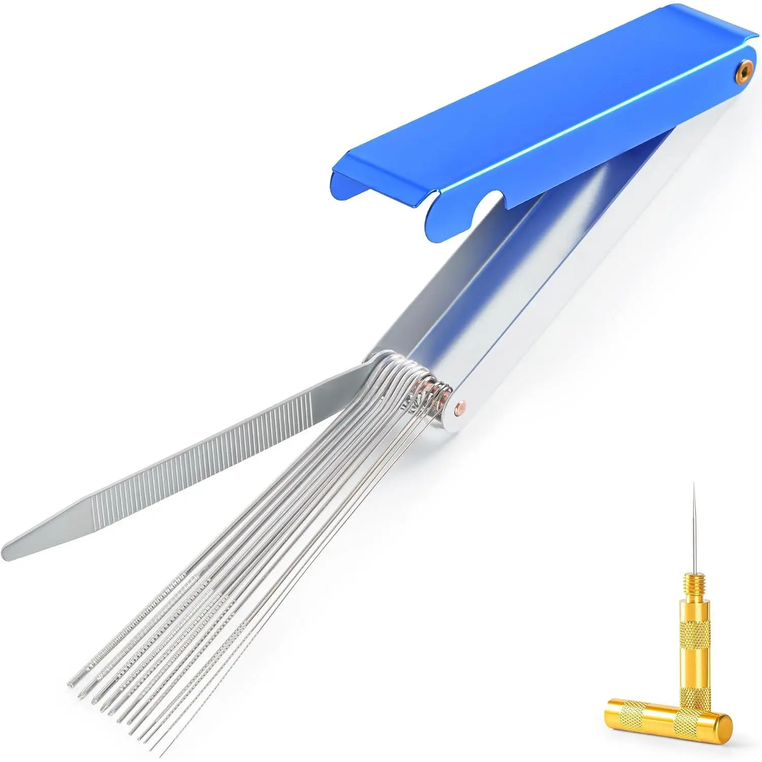Tip Cleaner, Welding Nozzle Tip Cleaner, Carburetor Cleaner Tools Accessories with 13 Cleaning Wires and 1  Pick for Carburetors, Gas Orifices, Sprinklers and Shower Heads Cleaning