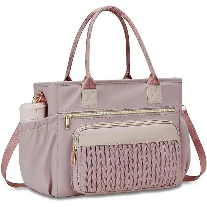 Lunch Box for Women & Insulated Tote with Lunch Bag Tote Bag with Adjustable Straps & Side Pockets Reusable Cooler for Work Picnic