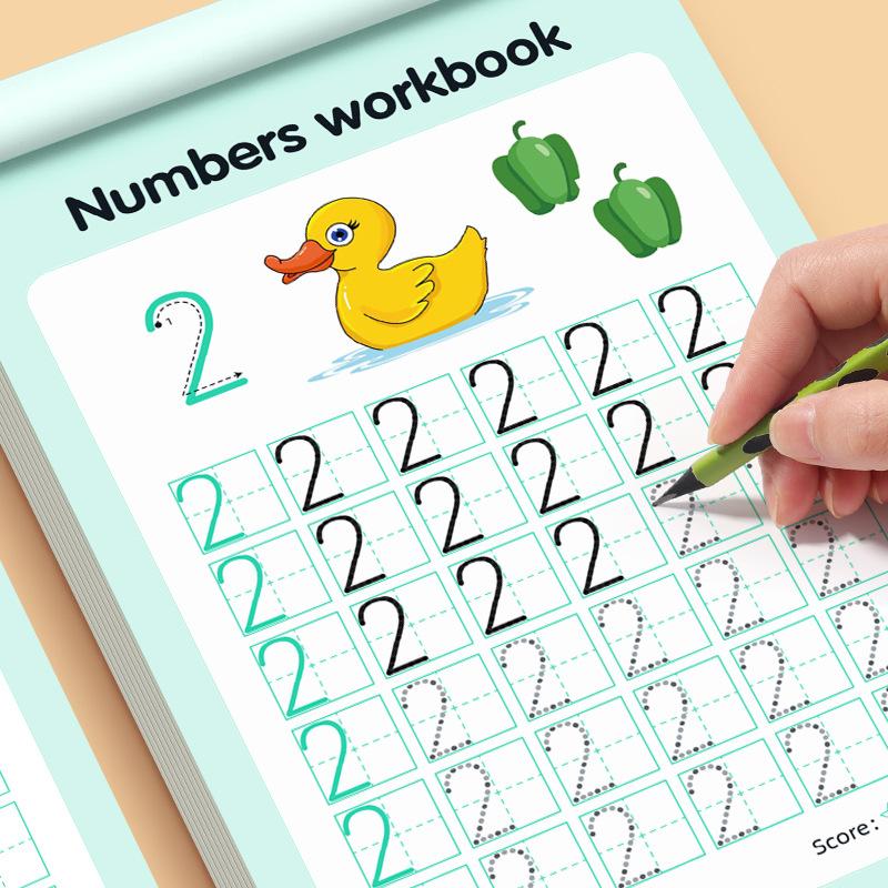 48-Page Children'S Writing Practice, Number 0-100 Practice Book And Tracing Book, Kindergarten Pen Control Practice Book, Home And School Learning Workbook, Learning Materials, Tracing Preschool Books, Visual Learning Tools