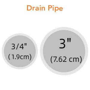 【GARVEE】50Ft x 5/16 Inch Drain Cleaner Machine, Electric Drain Auger Professional for 3/4 to 3 Inch Pipes