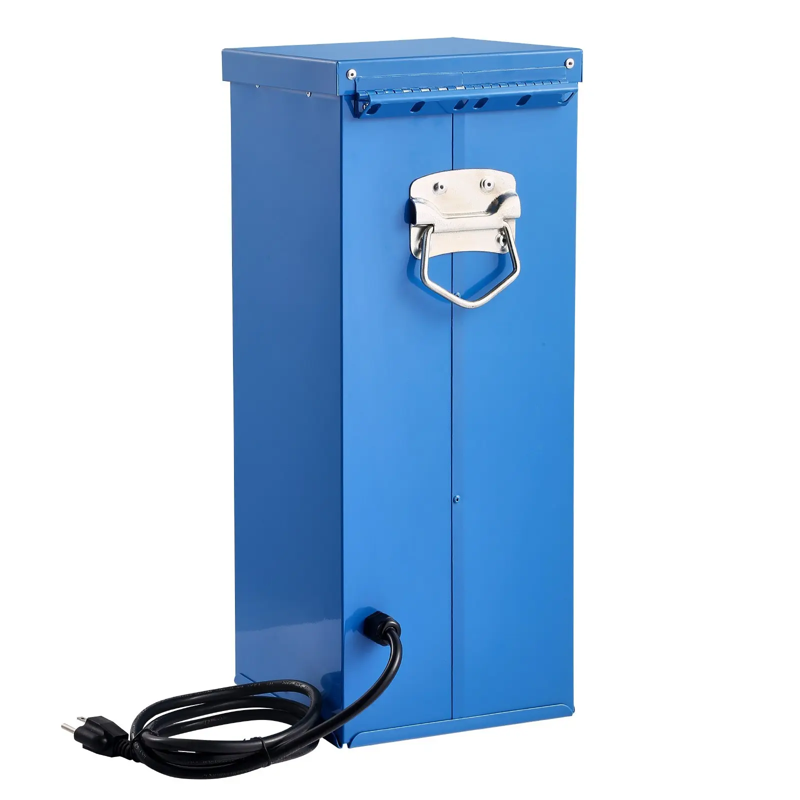 【Summerfinds】VEVOR Steel Body Portable Electrode Drying Oven, 50 lbs Capacity, 420W 120V, 300°F Fast Heating for 18-in Stick Electrodes, Top Handle, Side Handles, Safety Locking Latch, Rust & Corrosion Resistance, Plug-and-Play, Power Cord