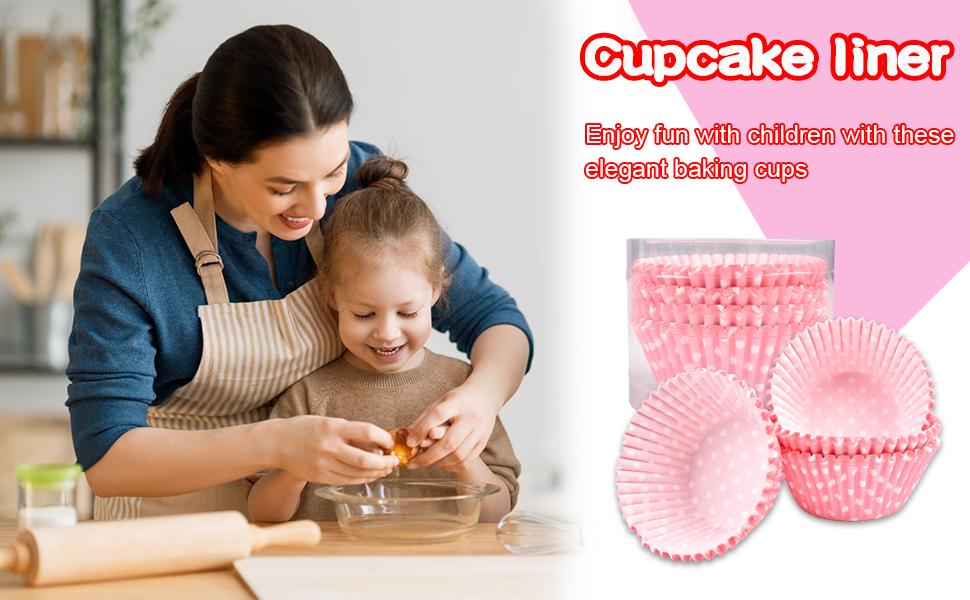 Make baking easier and prettier with 100PCS polka dot cupcake wrappers!Premium greaseproof paper ensures no mess, no sticking, and easy release.Classic polka dot design fits any celebration-birthdays, weddings, holidays