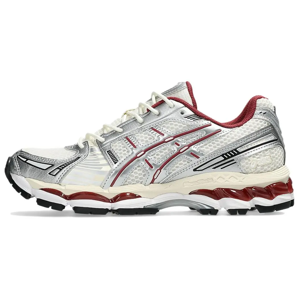 ASICS GEL-Kayano 12.1 Beijing Limited Edition Low-Top Casual Running Shoes for Men and Women – Durable, Silver-Beige Verifiable, with credentials and supporting global authentication