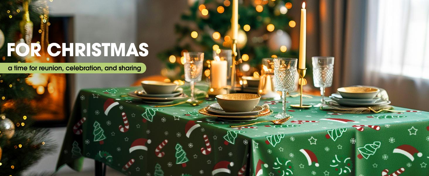 Plastic tablecloth, 54 x 108inch disposable tablecloth, suitable for parties, picnics and weddings, rectangular, white