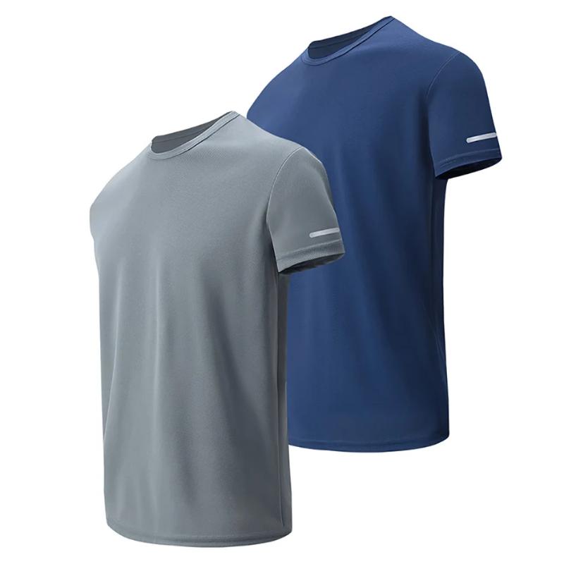 Kyn Apparel Piece Men's Four Season Short Sleeved Quick Drying Sports And Fitness Comfortable Plus Size Youth Casual Basic T-shirt