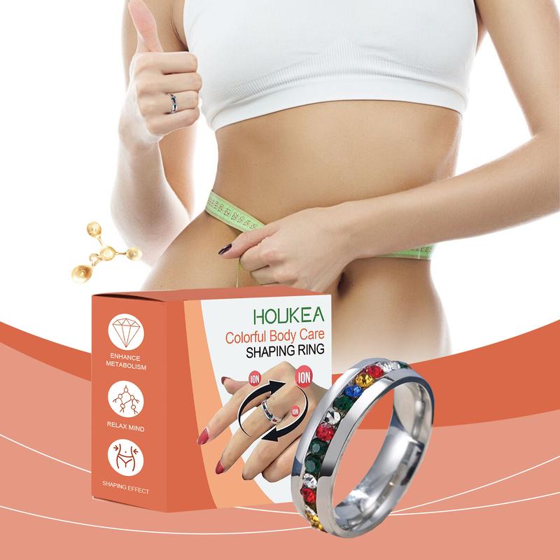 Houkea Colored Ring A beautiful and simple accessory for body care, daily fashion trend, and trendy jewelry.