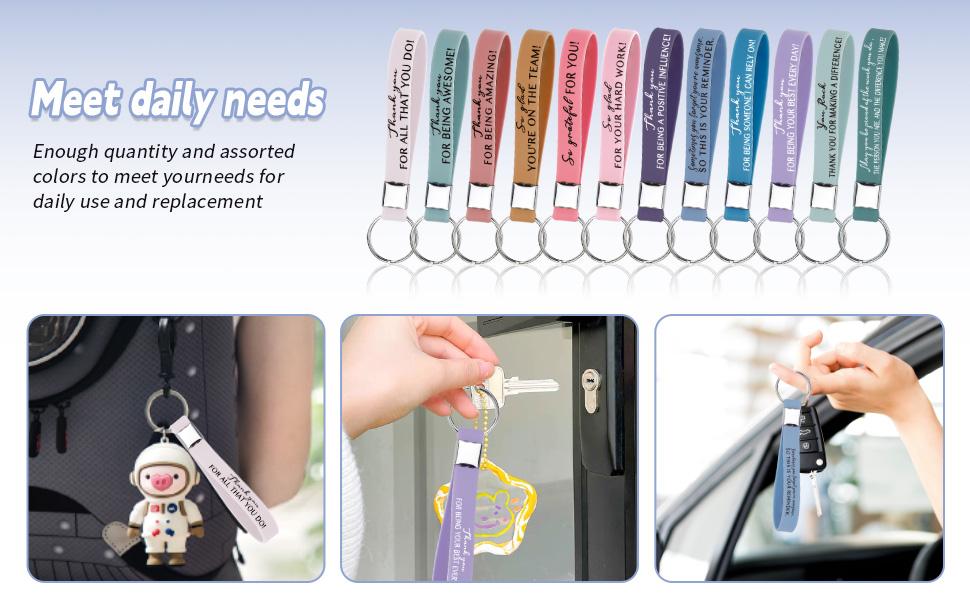 36-Pack Appreciation Keychains – Thank You Gifts for Employees,Volunteers, Coworkers – Bulk Keychains