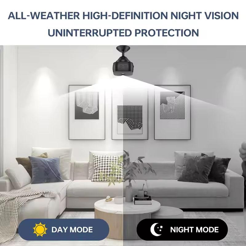 Security Camera 4K Mini Full Color Night Vision High Definition WiFi Monitor Waterproof Motion Detect Surveillance Smart Home Security Camera 4K Mini Full Color Night Vision High Definition WiFi Monitor Waterproof Motion Detect Surveillance Smart Home