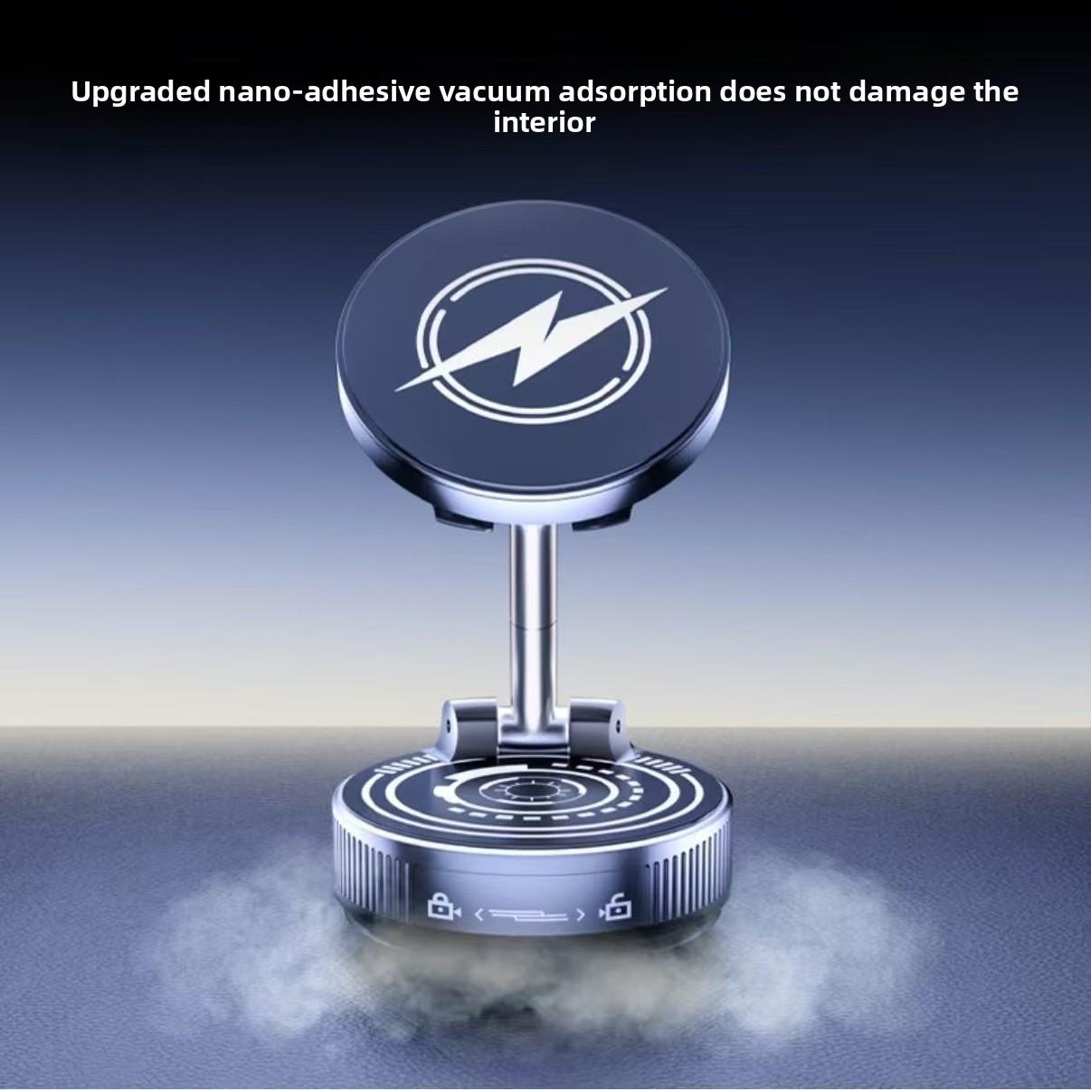 Desktop Car Phone Holder Mount Rotating Vacuum Suction Magnetic Wireless Charging Portable for Phones lurvia case