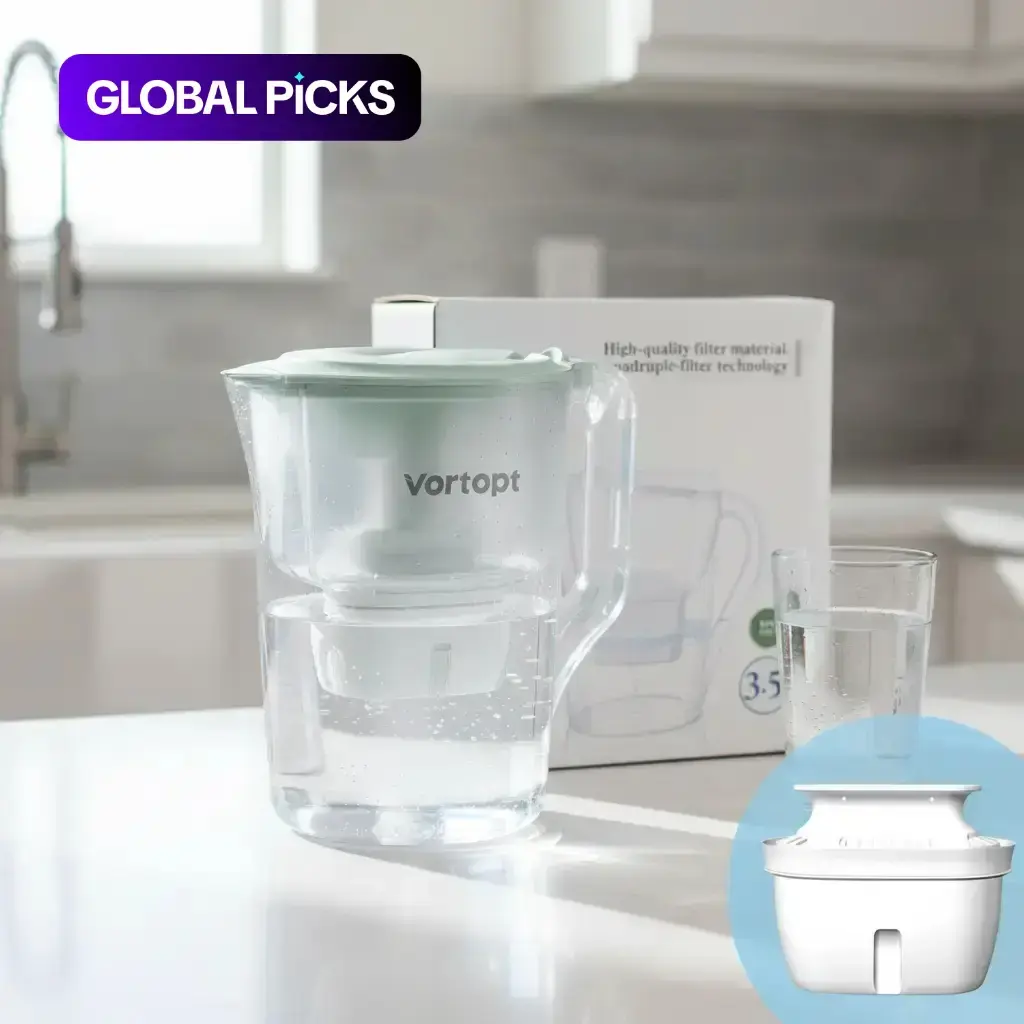 Brita Water Filter Jug with Standard Filter, Ideal for Home Use and Daily Drinking, Essential Kitchen Appliance for Purified Water, Water Filter Pitcher and Filtration System #GLOBAL PICKS