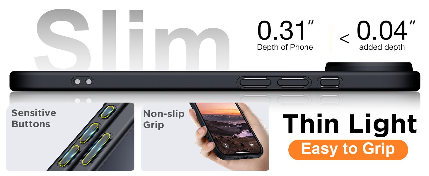 [2 Pack Screen Protector ]Magnetic Phone Cases for iPhone 17 Pro Max 16 15 14 13 12 Pro Max Plus Case, Magnetic Translucent Matte Case with 2PCS Tempered Glass Screen Protector Slim Phone Case for iPhone 17 Pro Max 6.9'', Black