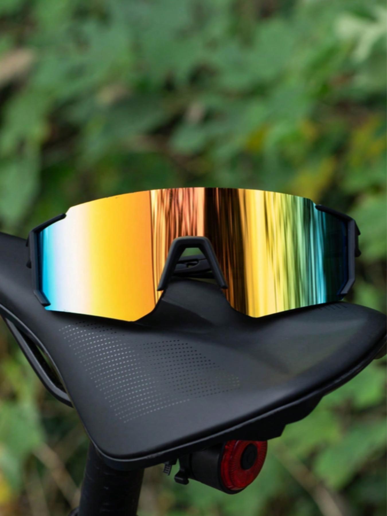 Unisex Fashion Oversized Sports Cycling Glasses, Versatile Eyewear for Daily Activities & Outdoor Use, Stylish Design for Men & Women