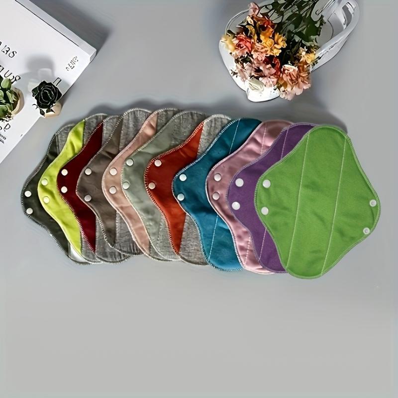 6-Pack Reusable Graphene Menstrual Pads – Leak-Proof, Washable Sanitary Pads for Period Care, Eco-Friendly, Comfortable & Breathable for Day & Night Use