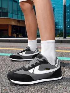 Men's Sporty Casual Shoes, Mesh Material Athletic Footwear, Large Size Cross-Border Agony Shoes, Breathable Net Sneakers